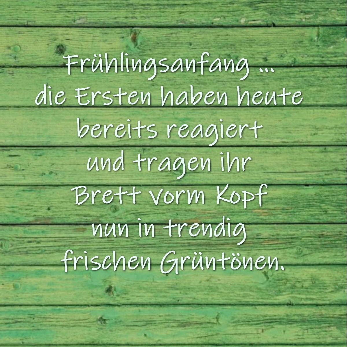 Frühlingsanfang